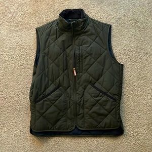 J Crew Sussex Vest Size M Olive